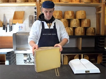 How to cut a clothbound cheese [part 2]