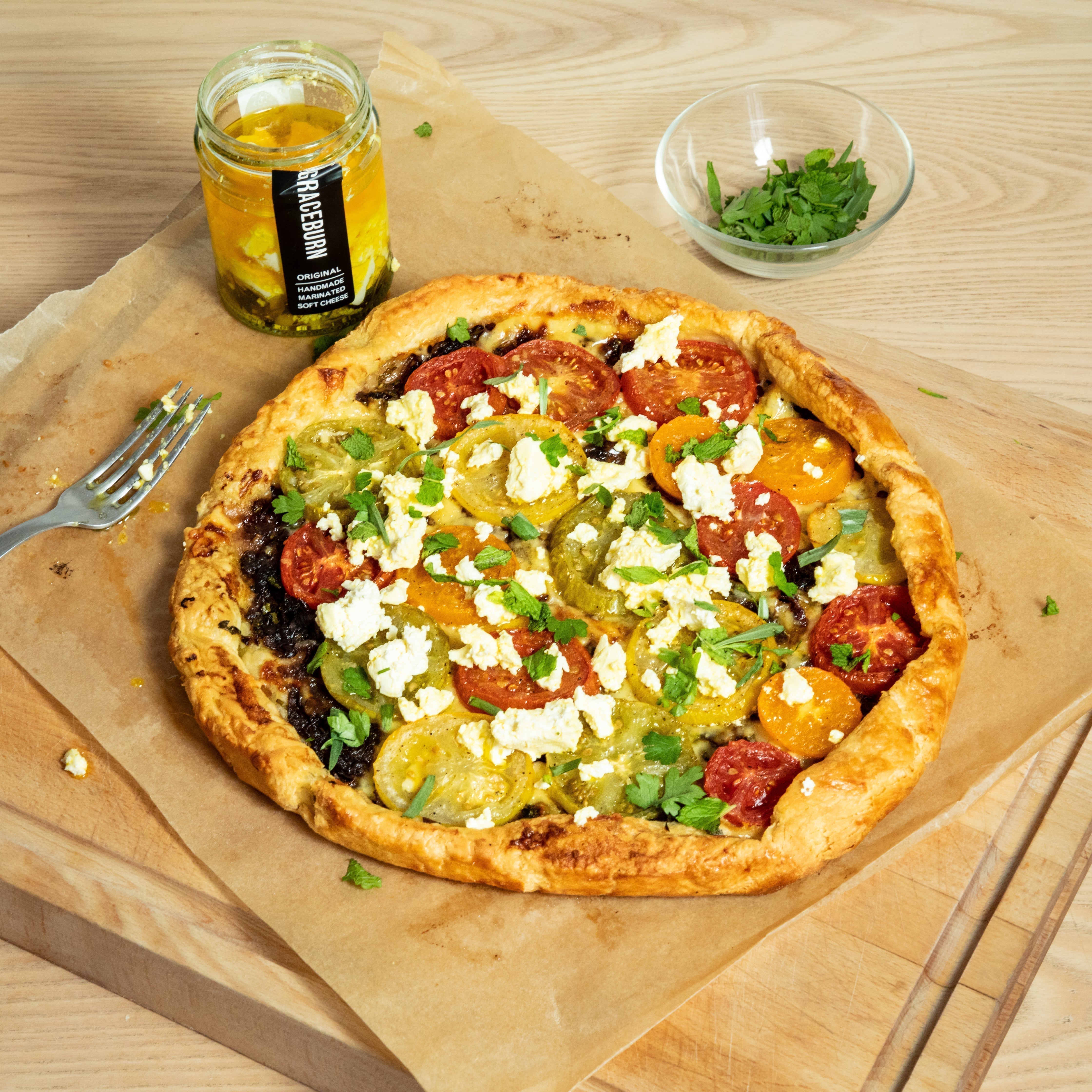 Tomato & Hafod Tart – Neal's Yard Dairy