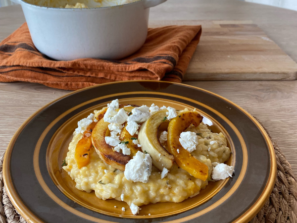 Winter Squash Risotto with Dorstone & Spenwood