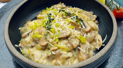 Mushroom and Tunworth Risotto