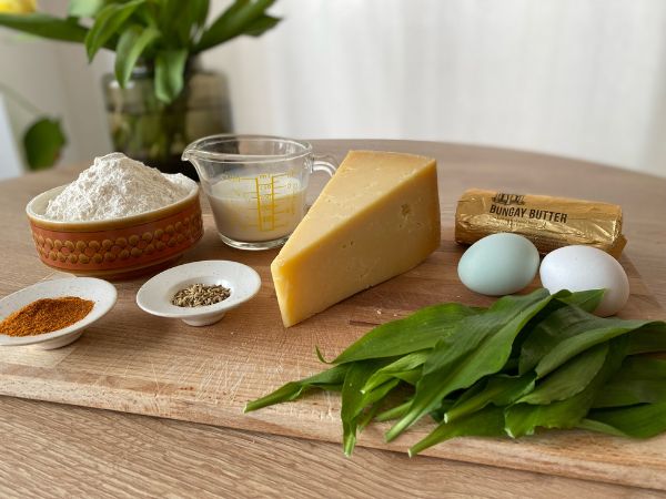 Wild Garlic & Montgomery's Cheddar Scones