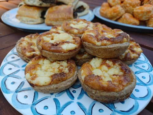 Mini Kirkham’s Lancashire and Onion Tarts