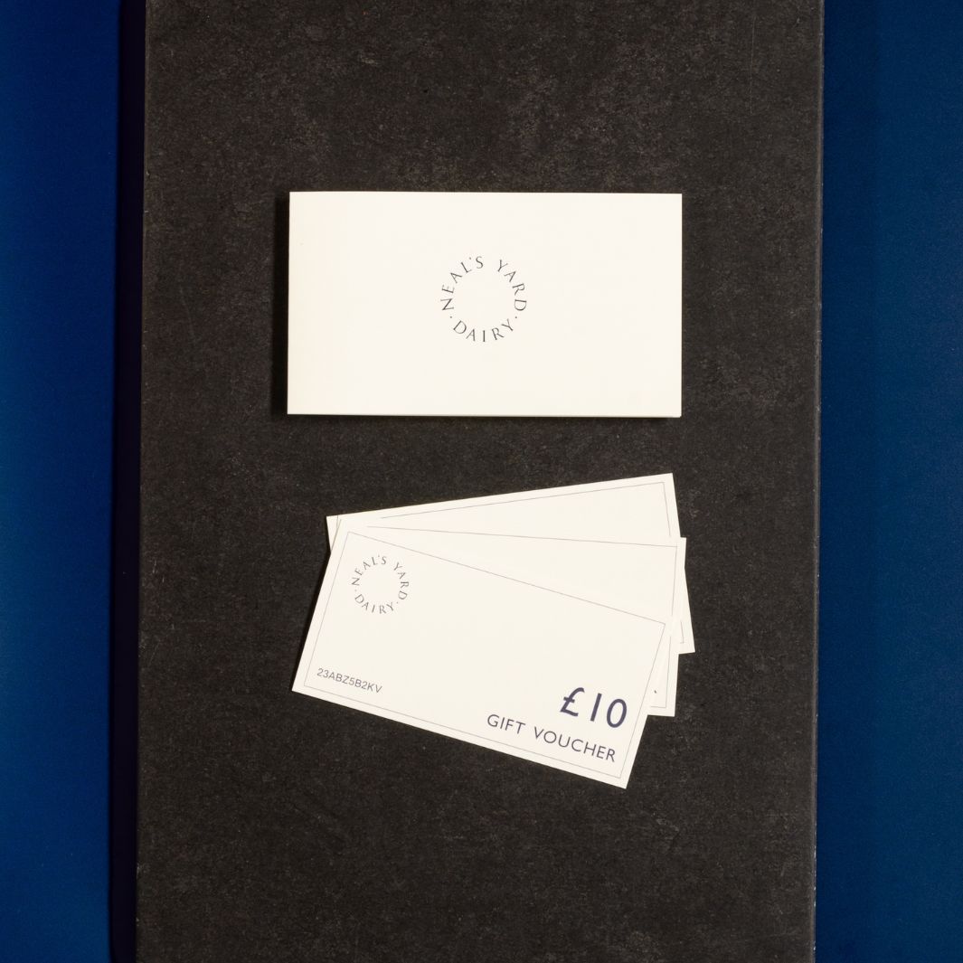 Cheese gift vouchers by post from Neal's Yard Dairy