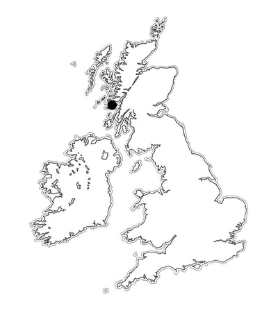 Location: Isle of Mull map